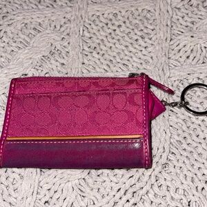Coach monogram card case